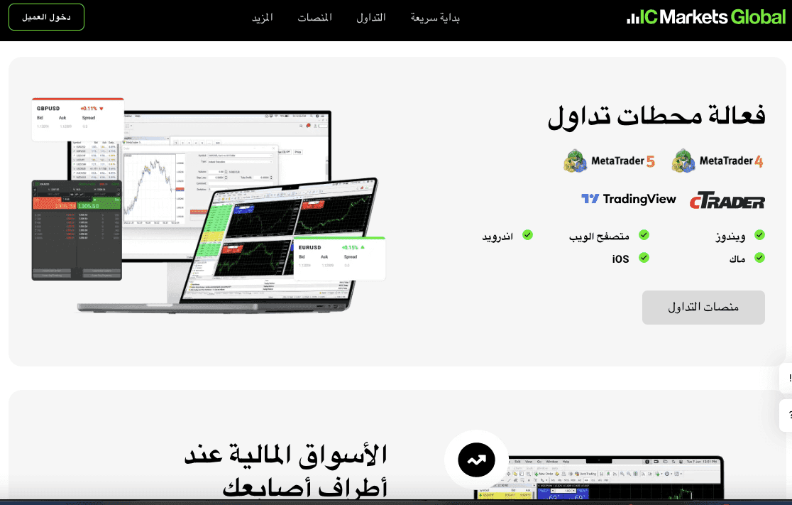 منصات اي سي ماراكتس